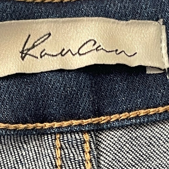 Kancan High-Rise Super Flare Denim Jeans Bell Bottom Hippie Boho Size 29 - Picture 11 of 12